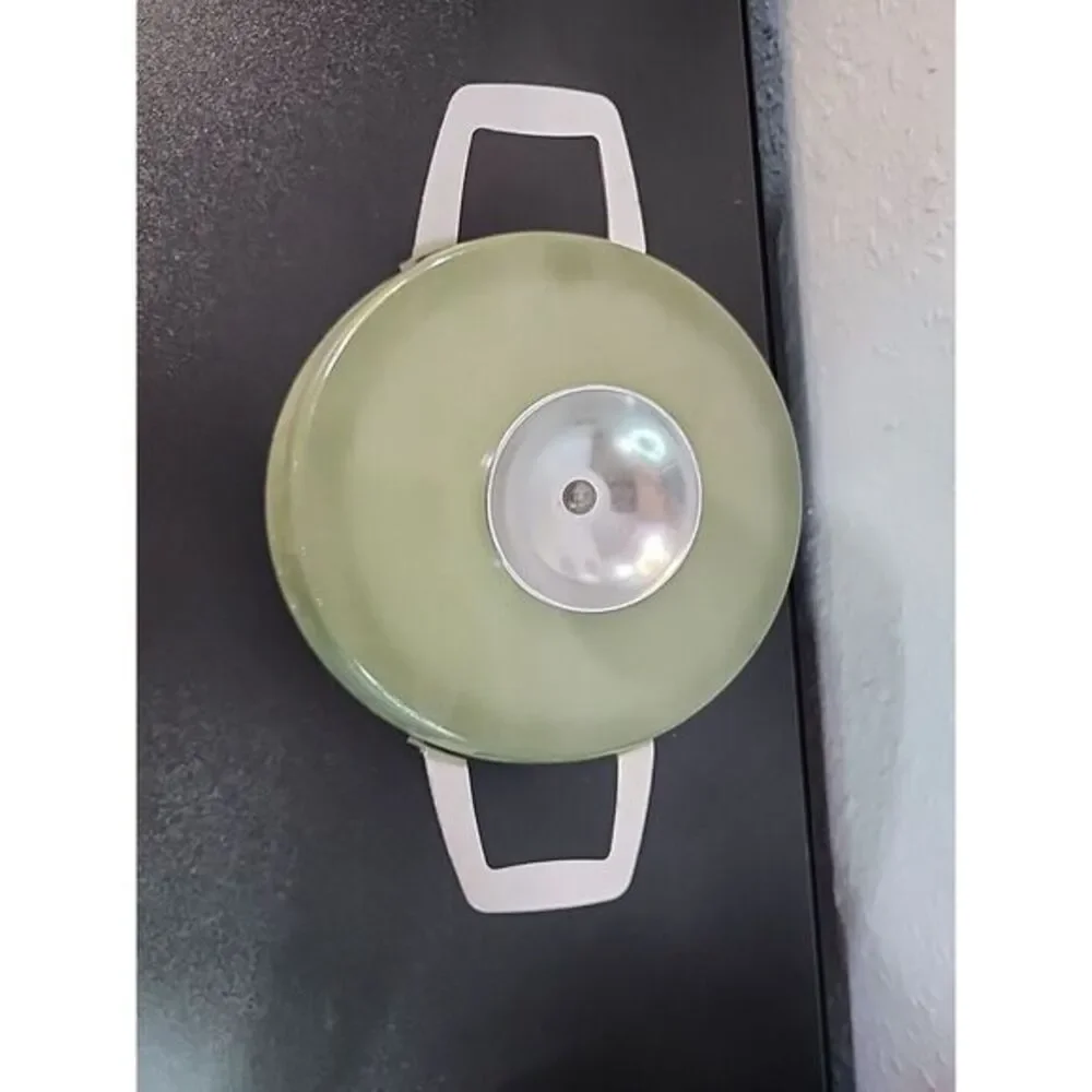 Vintage Regal Quality Aluminum Pan  Dutch Oven Stock Pot‎ with Lid Avocado Green